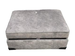 Lot 57  
            Chesterfield SR35 - Collection or Optional Delivery Available 
                
DFS GREY STORAGE FOOT POUFFE (LOCATION: SR35)