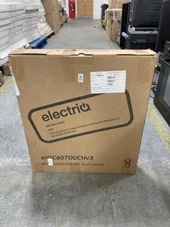 Lot 632  
            Chesterfield SR35 - Collection or Optional Delivery Available 

                
ELECTRIQ 60CM CERAMIC HOB WITH TOUCH CONTROL- MODEL NO- EIQ C60 TOUCH V3- ORIGINA...