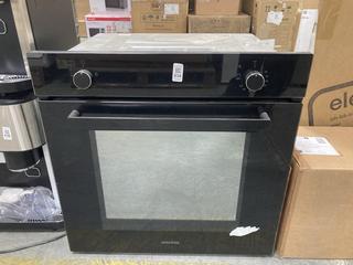 Lot 634  
            Chesterfield SR35 - Collection or Optional Delivery Available 

                
ELECTRIQ- FAN ASSISTED OVEN - IN BLACK- MODEL NO- EQOVDENM1BLK- ORIGINAL RRP £170...