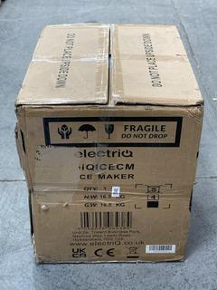 Lot 657  
            Chesterfield SR35 - Collection or Optional Delivery Available 

                
ELECTRIQ ICE MAKER IN BLACK (LOCATION: SR35)