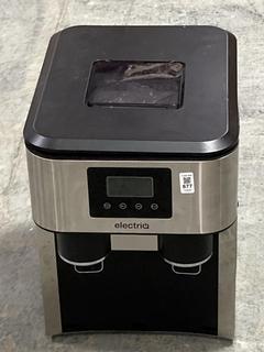 Lot 677  
            Chesterfield SR35 - Collection or Optional Delivery Available 

                
ELECTRIQ COUNTER TOP ICE MAKER WITH ICE AND WATER DISPENSER MODEL NO. - EQUICOM (...