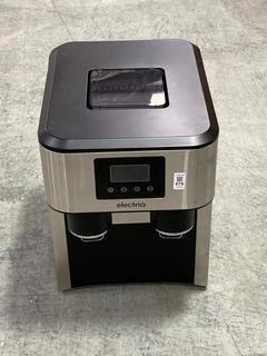 Lot 679  
            Chesterfield SR35 - Collection or Optional Delivery Available 

                
ELECTRIQ COUNTER TOP ICE MAKER WITH ICE AND WATER DISPENSER MODEL NO. - EQUICOM (...
