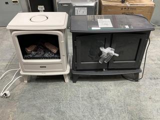 Lot 681  
            Chesterfield SR35 - Collection or Optional Delivery Available 

                
DIMPLEX OPTI-MYST ELECTRIC STOVE IN LIGHT GREY TO INCLUDE ADAM WOODHOUSE DOUBLE D...