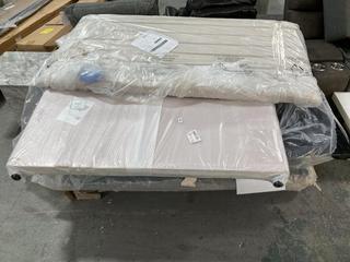 Lot 69  
            Chesterfield SR35 - Collection 
                
PALLET OF ASSORTED ITEMS TO INCLUDE PINK HEADBOARD (COLLECTION ONLY) (LOCATION: S...