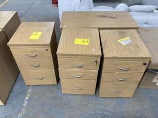 Lot 712  
            Chesterfield SR35 - Collection or Optional Delivery Available 

                
ASSORTED ITEMS TO INCLUDE NATURAL WOOD FINISH 3 DRAWER FILING CABINET (LOCATION: ...