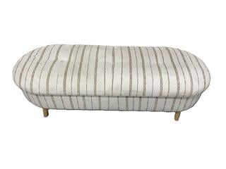 Lot 76  
            Chesterfield SR35 - Collection or Optional Delivery Available 

                
DFS FOOTSTOOL IN CREAM - ORIGINAL RRP £329 (LOCATION: SR35) (ZCI4PDZCS)