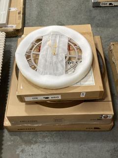 Lot 120  
            Chesterfield SR36 - Collection Only 

                
ASSORTED ITEMS TO INCLUDE BRIGHT STAR WALL CLOCK SPARROW 16IN - ITEM NO. 060732 -...