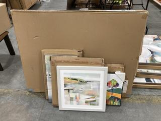 Lot 126  
            Chesterfield SR36 - Collection Only 

                
ASSORTED ITEMS TO INCLUDE COBALT ABSTRACT FRAMED CANVAS 900X1200MM - ITEM NO. 581...