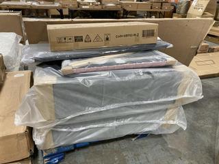 Lot 149  
            Chesterfield SR36 - Collection or Optional Delivery Available 

                
PALLET OF ASSORTED ITEMS TO INCLUDE DIVAN BED BASE IN GREY (LOCATION: SR36 A4)