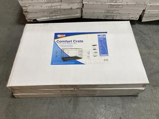 Lot 180  
            Chesterfield SR36 - Collection or Optional Delivery Available 

                
3 X ANIMAL ANTICS COMFORT CRATES IN BLACK - TOTAL LOT ORIGINAL RRP £210 (LOCATION...