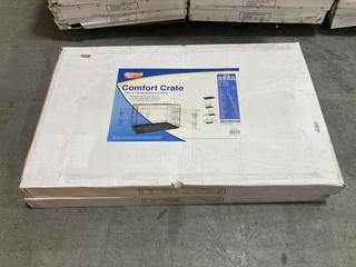 Lot 183  
            Chesterfield SR36 - Collection or Optional Delivery Available 

                
2 X ANIMAL ANTICS COMFORT CRATES IN BLACK - TOTAL LOT ORIGINAL RRP £140 (LOCATION...