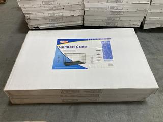 Lot 198  
            Chesterfield SR36 - Collection or Optional Delivery Available 

                
3 X ANIMAL ANTICS COMFORT CRATES IN BLACK - TOTAL LOT ORIGINAL RRP £210 (LOCATION...