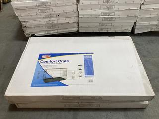 Lot 212  
            Chesterfield SR36 - Collection or Optional Delivery Available 

                
3 X ANIMAL ANTICS COMFORT CRATES IN BLACK - TOTAL LOT ORIGINAL RRP £210 (LOCATION...