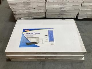 Lot 216  
            Chesterfield SR36 - Collection or Optional Delivery Available 

                
3 X ANIMAL ANTICS COMFORT CRATES IN BLACK - TOTAL LOT ORIGINAL RRP £210 (LOCATION...