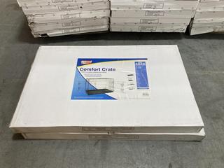 Lot 219  
            Chesterfield SR36 - Collection or Optional Delivery Available 

                
2 X ANIMAL ANTICS COMFORT CRATES IN BLACK - TOTAL LOT ORIGINAL RRP £140 (LOCATION...