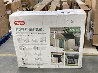 Lot 231  
            Chesterfield SR36 - Collection or Optional Delivery Available 

                
KETER STORE IT OUT ULTRA XXL 200L - ORIGINAL RRP £376 (LOCATION: SR36 A3)