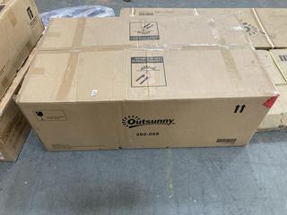 Lot 244  
            Chesterfield SR36 - Collection or Optional Delivery Available 

                
OUTSUNNY 3 PIECE RATTAN GARDEN SOFA SET WITH BEIGE CUSHIONS ORIGINAL RRP - £329.9...