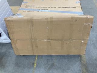 Lot 251  
            Chesterfield SR36 - Collection or Optional Delivery Available 

                
KETER STORE IT OUT PRIME 138.8W X 75.7D X 20.1 H CM IN WHITE AND BLACK ORIGINAL O...