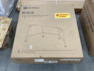 Lot 254  
            Chesterfield SR36 - Collection or Optional Delivery Available 

                
EUREKA ERGONOMIC E63 FIXED ANCHOR DESK IN BLACK ORIGINAL ORIGINAL RRP - £319 + ST...
