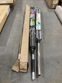 Lot 266  
            Chesterfield SR36 - Collection or Optional Delivery Available 

                
3 X ASSORTED ITEMS TO INCLUDE 50M LIFT-O-MATIC IN METALLIC GREY (LOCATION: SR36 A2)