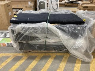 Lot 269  
            Chesterfield SR36 - Collection or Optional Delivery Available 

                
BLACK FABRIC DOUBLE BED FRAME WITH HEADBOARD LOCATION: SR36 A2)