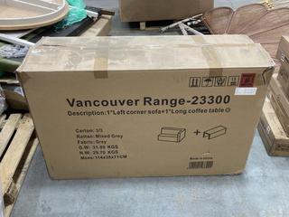 Lot 280  
            Chesterfield SR36 - Collection or Optional Delivery Available 

                
RATTAN CORNER SOFA PART IN LIGHT GREY (LOCATION: SR36 A1)