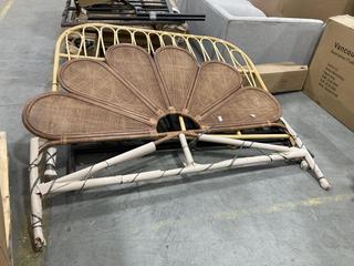 Lot 282  
            Chesterfield SR36 - Collection or Optional Delivery Available 

                
ASSORTED HEADBOARDS TO INCLUDE RATTAN HEADBOARD IN BROWN (LOCATION: SR36 A1)