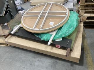 Lot 283  
            Chesterfield SR36 - Collection or Optional Delivery Available 

                
PALLET OF ASSORTED ITEMS TO INCLUDE HEADBOARD IN GREEN (LOCATION: SR36 A1)