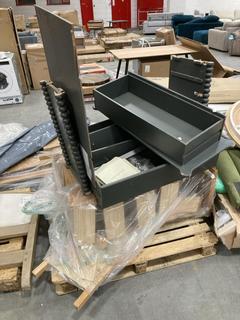 Lot 284  
            Chesterfield SR36 - Collection or Optional Delivery Available 

                
PALLET OF ASSORTED ITEMS TO INCLUDE CHEST OF DRAWERS PART IN LIGHT WOOD (LOCATION...