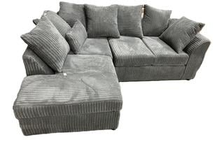Lot 294  
            Chesterfield SR36 - Collection or Optional Delivery Available 

                
2 SEATER CORNER SOFA IN DARK GREY (LOCATION: SR36 B1)