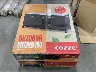Lot 302  
            Chesterfield SR36 - Collection or Optional Delivery Available 

                
2 X COZZE OUTDOOR KITCHEN PART (LOCATION: SR36 B1)