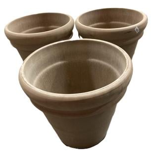 Lot 338  
            Chesterfield SR36 - Collection Only 

                
3 X PLANT POTS IN LIGHT BROWN (COLLECTION ONLY) (LOCATION: SR36 A1)