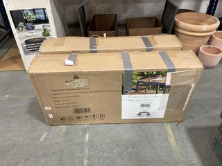 Lot 340  
            Chesterfield SR36 - Collection or Optional Delivery Available 

                
2 X PAIRS OF WOODEN OUTDOOR STOOLS IN METAL AND WOOD (LOCATION: SR36 A1)