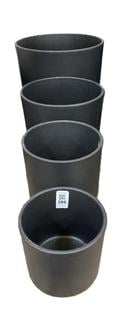 Lot 386  
            Chesterfield SR36 - Collection Only 

                
4 X ASSORTED PLANT POTS IN BLACK (COLLECTION ONLY) (LOCATION: SR36 C5)