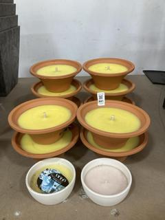 Lot 441  
            Chesterfield SR36 - Collection Only 

                
ASSORTED ITEMS TO INCLUDE YELLOW CANDLE IN ORANGE HOLDER(COLLECTION ONLY) (LOCATI...