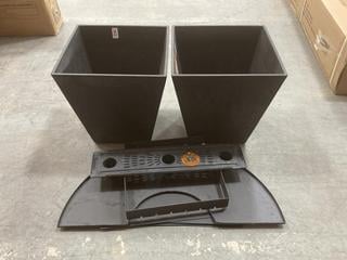 Lot 442  
            Chesterfield SR36 - Collection Only 

                
ASSORTED ITEMS TO INCLUDE PLANT POT IN STONE BLACK (COLLECTION ONLY) (LOCATION: S...