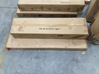 Lot 488  
            Chesterfield SR36 - Collection or Optional Delivery Available 

                
SIMPLE HOME OFFICE DESK IN WHITE WITH BLACK LEGS TO INCLUDE EMALL LIFE CHILDREN'S...