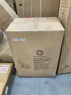 Lot 491  
            Chesterfield SR36 - Collection or Optional Delivery Available 

                
GFA HAWAII LILLIE CLOUD SWIVEL RECLINER CHAIR AND STOOL - ORIGINAL RRP £299 (LOCA...