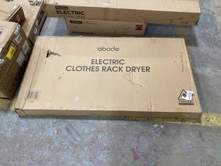 Lot 510  
            Chesterfield SR36 - Collection or Optional Delivery Available 

                
ABODE ELECTRIC CLOTHES RACK DRYER (LOCATION: SR36 B2)