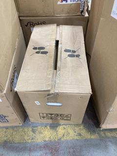 Lot 522  
            Chesterfield SR36 - Collection Only 

                
70CM AURORA LED HALO ANGLED HALO GLASS HOOD IN BLACK (COLLECTION ONLY) (LOCATION:...