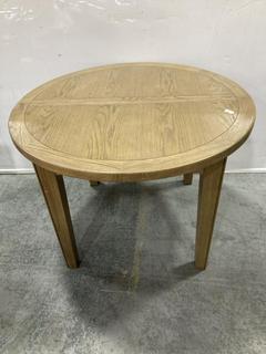 Lot 57  
            Chesterfield SR36 - Collection or Optional Delivery Available 

                
ROUND EXTENDING DINING TABLE IN DARK WOOD (LOCATION: SR36 A6)