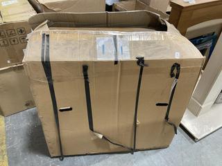 Lot 583  
            Chesterfield SR36 - Collection or Optional Delivery Available 

                
KATELL ASHDOWN 36 ELECTRIC HEATER IN GOLDEN/MARFIL REGENT BRASS STD S/S (LOCATION...