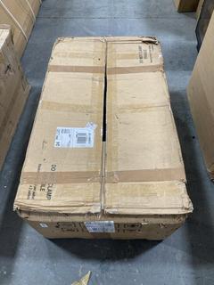 Lot 584  
            Chesterfield SR36 - Collection Only 

                
90CM BLACK GLASS CEILING HOOD MODEL NO. - UBSDCH092BK (COLLECTION ONLY) (LOCATION...