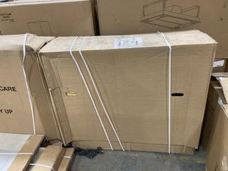 Lot 595  
            Chesterfield SR36 - Collection or Optional Delivery Available 

                
KATELL 43 GLENMORE ELECTRIC HEATER IN GOLDEN/MARFIL REGENT BRASS STD S/S (LOCATIO...