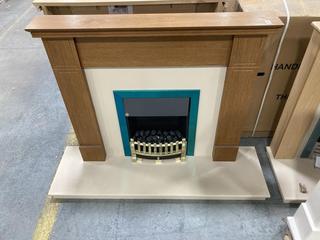 Lot 603  
            Chesterfield SR36 - Collection or Optional Delivery Available 

                
KATELL ELECTRIC HEATER IN NATURAL WOOD/BEIGE (LOCATION: SR36 B3)