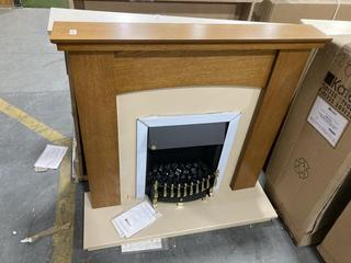 Lot 621  
            Chesterfield SR36 - Collection or Optional Delivery Available 

                
KATELL ELECTRIC FIREPLACE IN BROWN - MOD NO ECO16SW (LOCATION: SR36 B3)