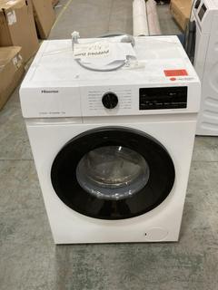 Lot 649  
            Chesterfield SR36 - Collection or Optional Delivery Available 

                
HISENSE WASHING MACHINE IN WHITE - MOD NO WFQP9014VM - £279 (LOCATION: SR36 B3)