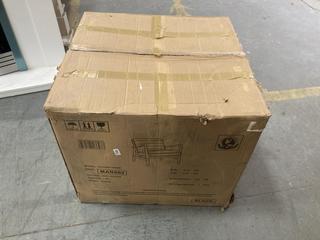 Lot 661  
            Chesterfield SR36 - Collection or Optional Delivery Available 

                
ACCENT CHAIR IN ASH AND BLACK (LOCATION: SR36 B4)