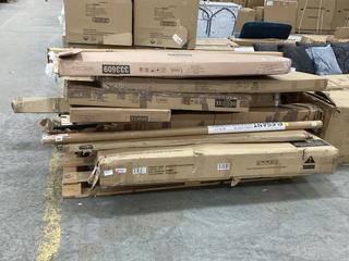 Lot 702  
            Chesterfield SR36 - Collection or Optional Delivery Available 

                
PALLET OF ASSORTED ITEMS TO INCLUDE BORDEAUX 3 DOOR WARDROBE 1/2 ONLY ( COLLECTIO...