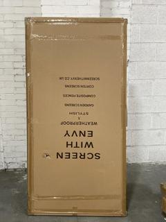 Lot 709  
            Chesterfield SR36 - Collection or Optional Delivery Available 

                
3X SCREEN WITH ENVY WATERPROOF AND STYLISH GARDEN SCREENS (LOCATION: SR36 B5)